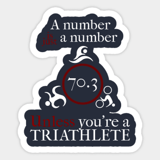 Inspirational Half Triathlon 70.3 Sticker